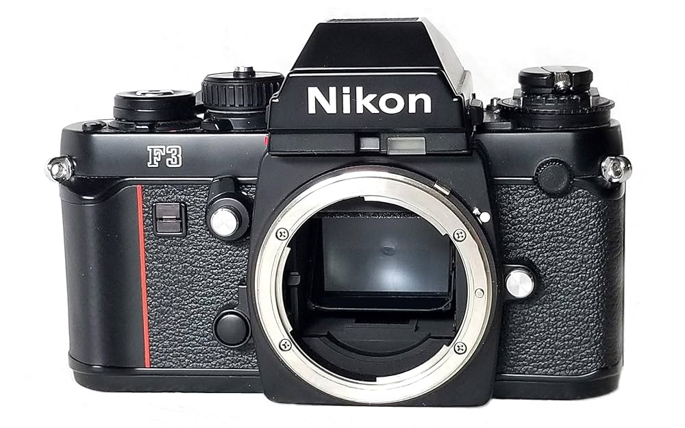 Nikon F3 with DE-2 viewfinder professional SLR film camera